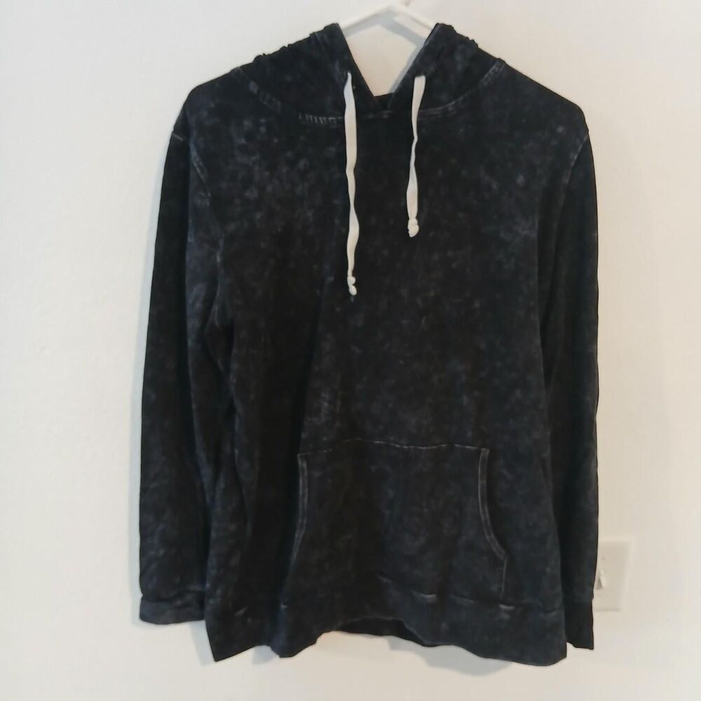 Zenana Women's Black and Navy Hoodie